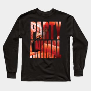 Party Animal Flamingo Long Sleeve T-Shirt